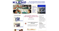 Desktop Screenshot of klenzeurope.com